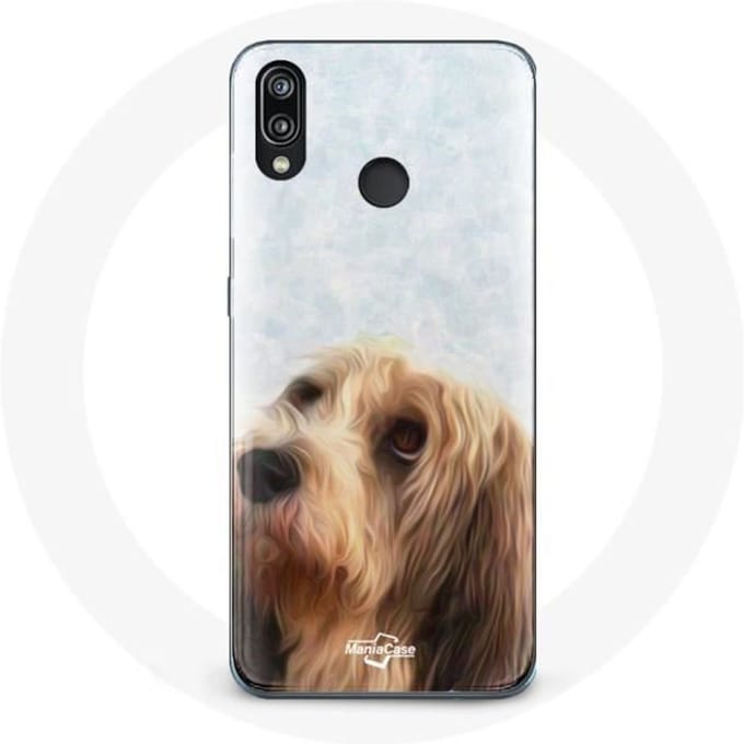 Coque - Huawei - P20 Lite - Souple - Noir - Petit basset griffon vendéen
