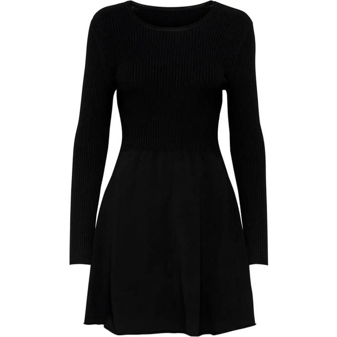 ONLY ONLALMA L/S O-NECK DRESS KNT NOOS Dames Jurk - Maat XL