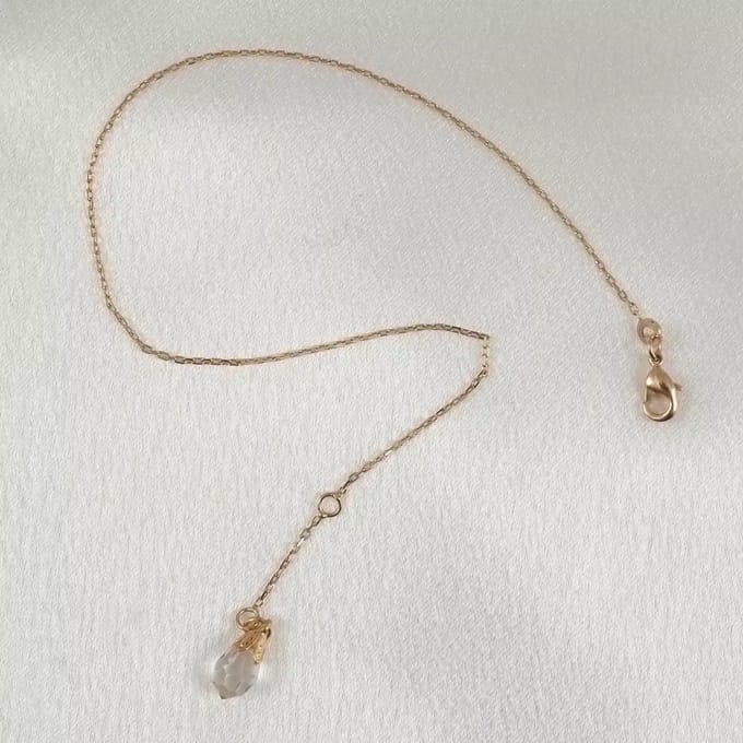 Sylvie Monthulé | Gold Anklet | Tear Drop