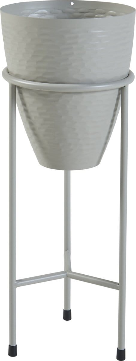 Plantenstandaard Asten 40,5x16 cm lichtgrijs [en.casa]