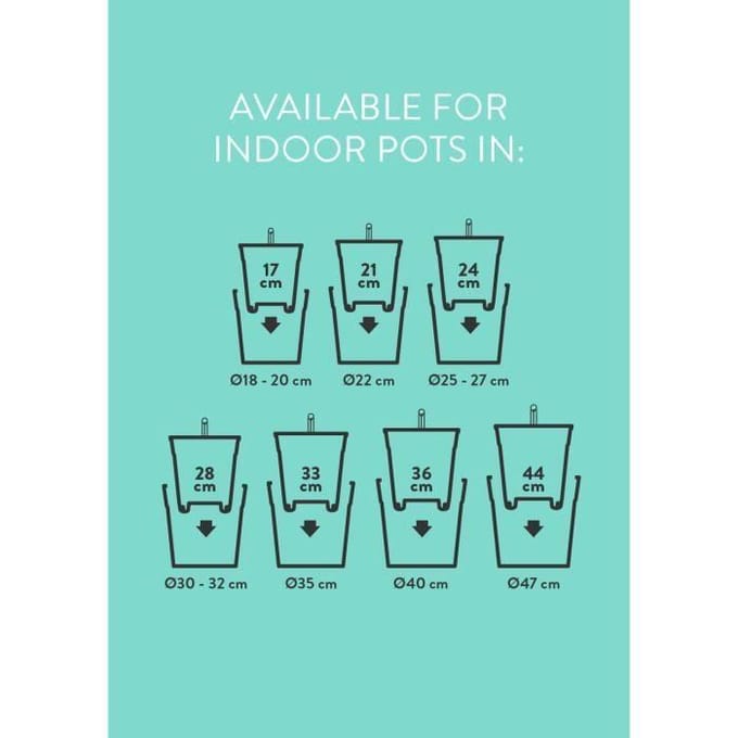 ELHO Pot a fleurs Self-watering Insert - Ø 33 x H 31 cm - Intérieur, accessoires - 100% recyclé - Noir