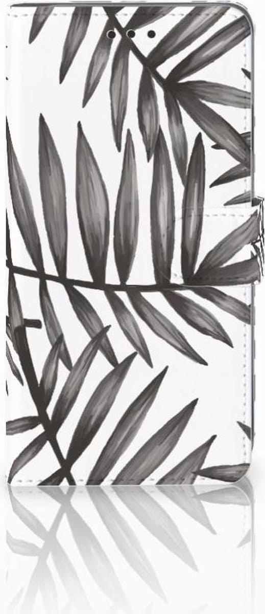 Apple iPhone Xs Max Hoesje Leaves Grey