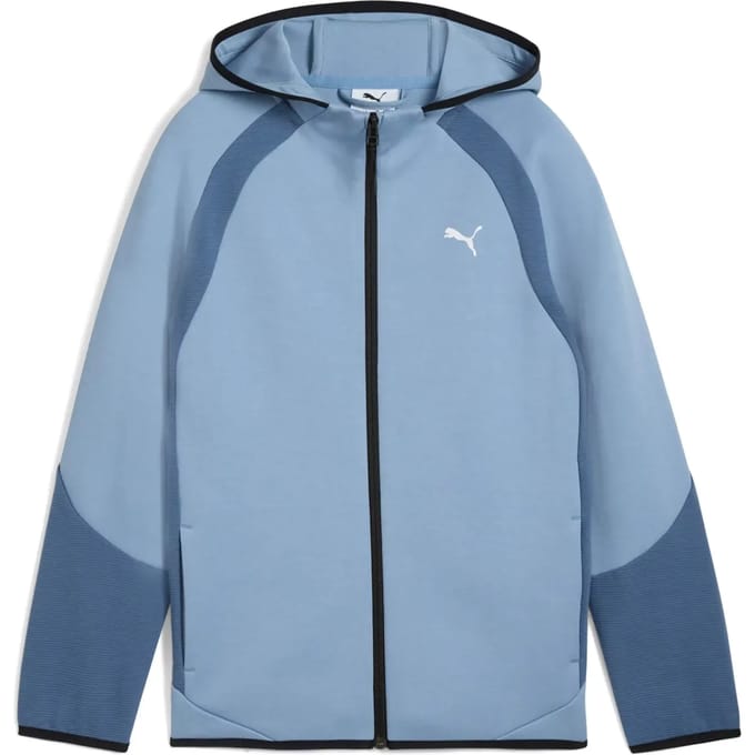 Puma Evostripe kinder hoodie blauw - Maat 140/146