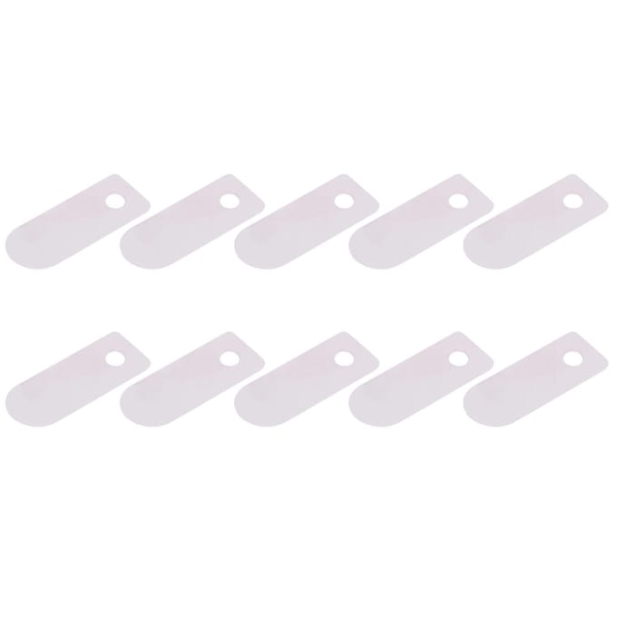 10 Stuks Klepplaat Luchtcompressor Stille Olievrije Machine Aluminium Accessoires Vervanging(Kort white