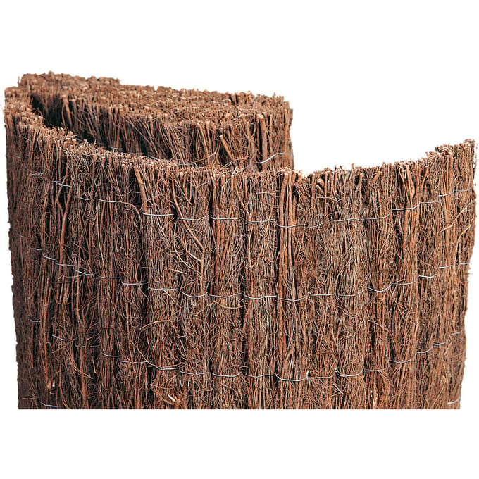 Heidematten tuinscherm heidemat ericamatten 2x3m (1400gr/m2) 70%