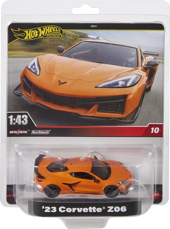 Hot Wheels PREMIUM 1:43RD '23 CORVETTE Z06 Vehicle