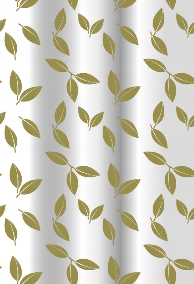 Douchegordijn PEVA Madison Goud 180x200 cm Waterdicht