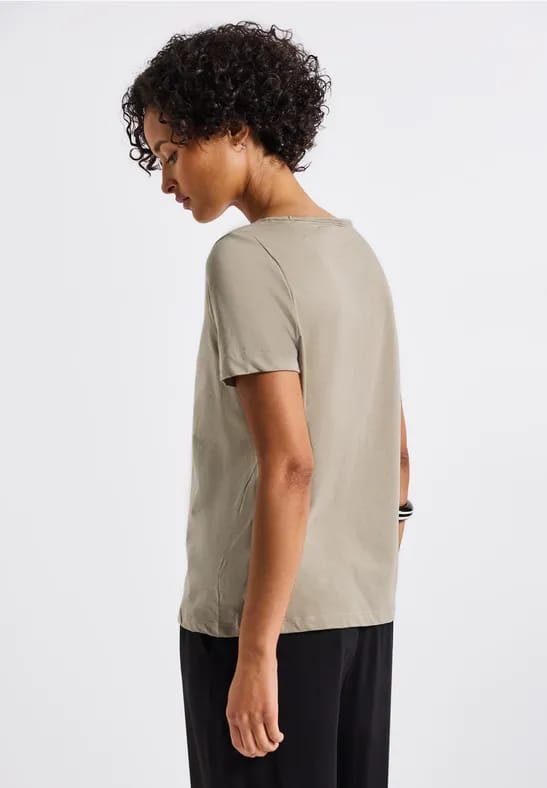 Basic shirt met print