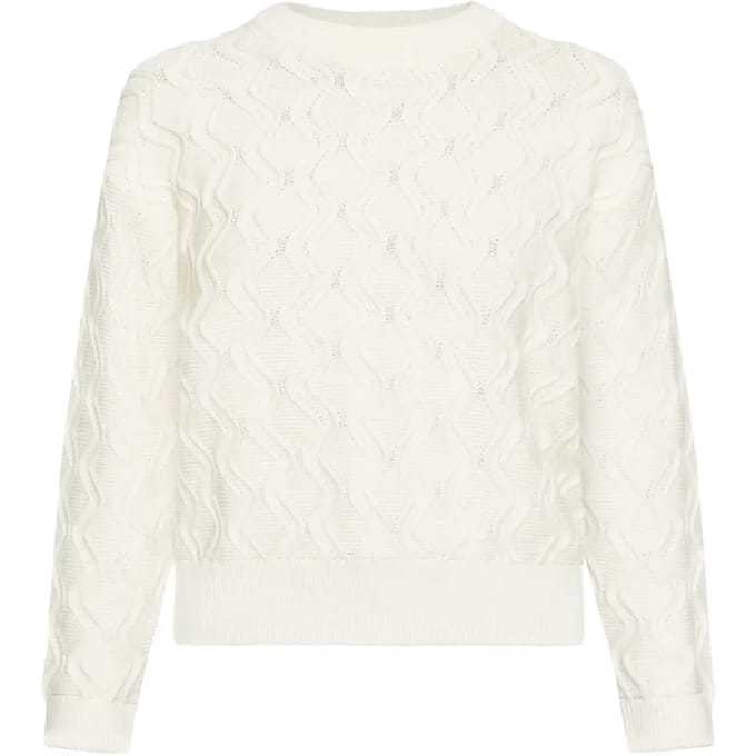 Katoenen kabelpull vrouw KnowledgeCotton Apparel GOTS/Vegan