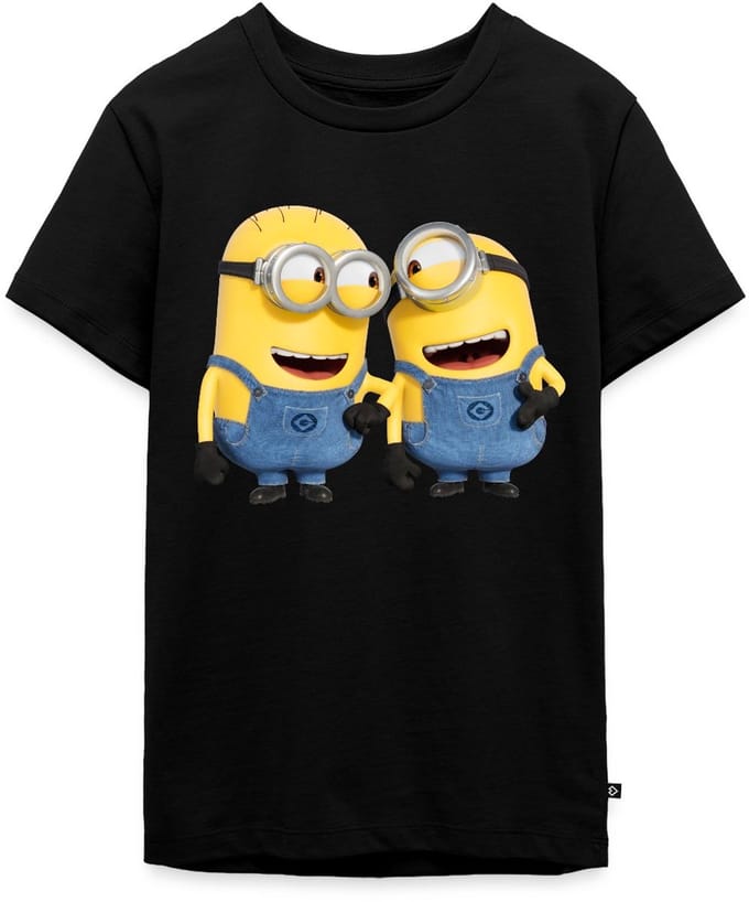 Minions Phil En Stuart Grappig Premium T-Shirt Tiener
