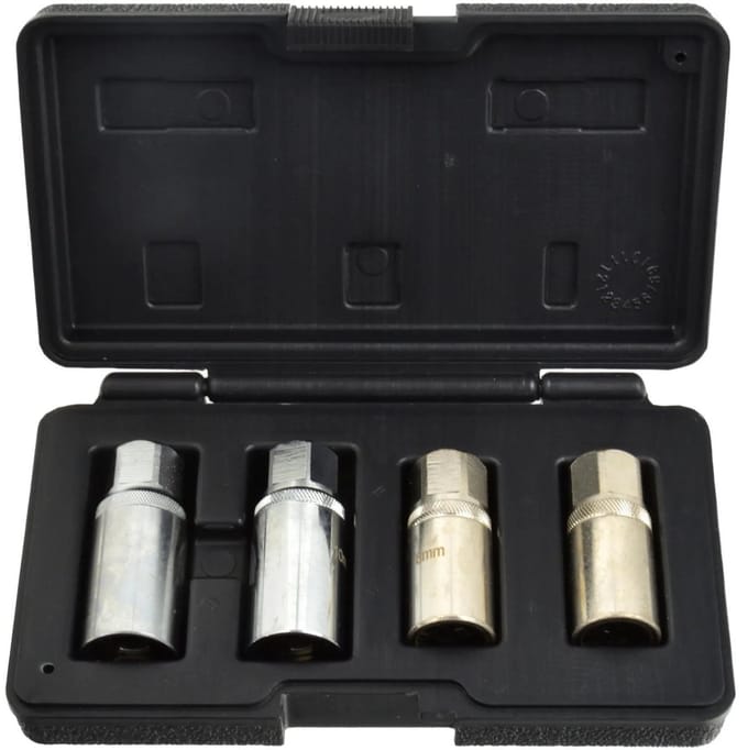 Draadeinden uitdraaierset - 4 delig - 6, 8, 10 en 12mm - GEKO