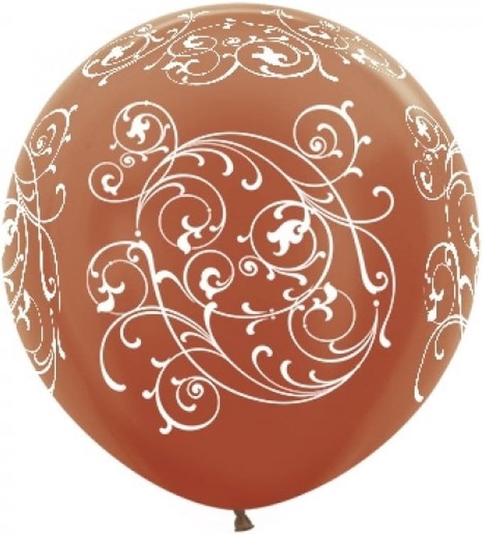 ballon Sempertex 60cm Filigraan - Metaalkoper 573[EAN=sku]