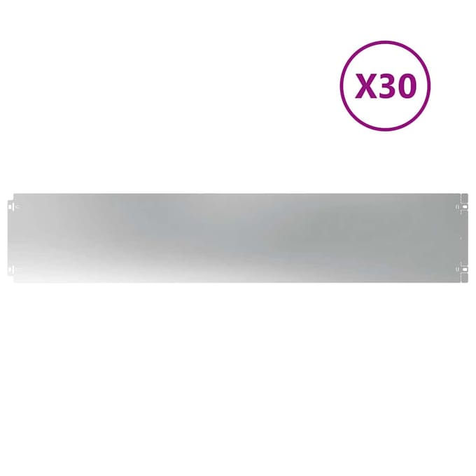 vidaXL - Gazonranden - 30 - st - 20x103 - cm - gegalvaniseerd - staal
