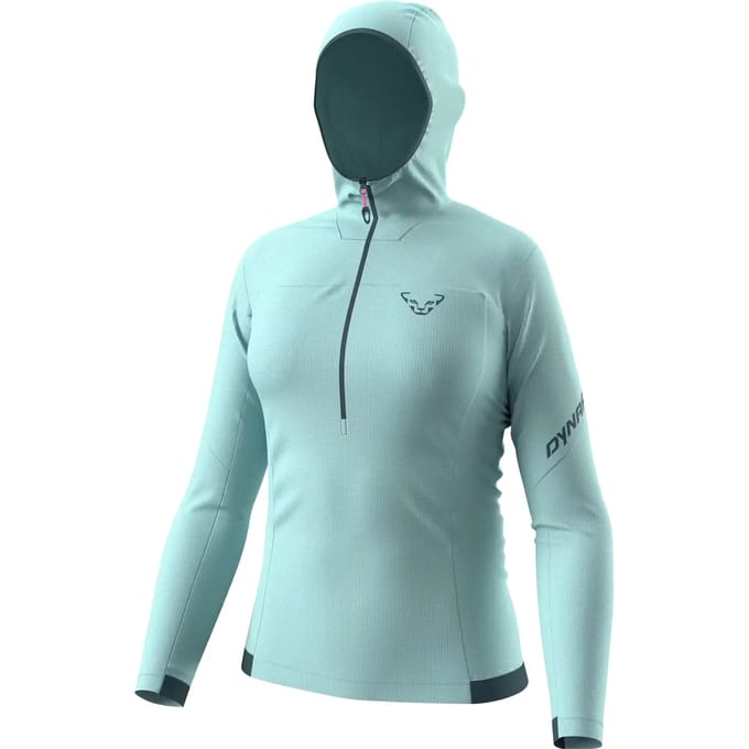 Dames sweatshirt met 1/2 rits en capuchon Dynafit Traverse Sun