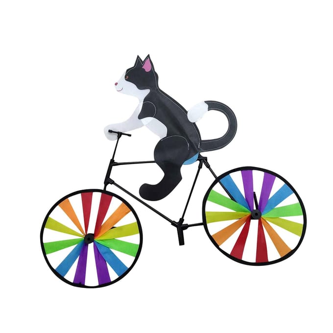Creatieve fiets wind spinners staande paal tuin tuin decoratie