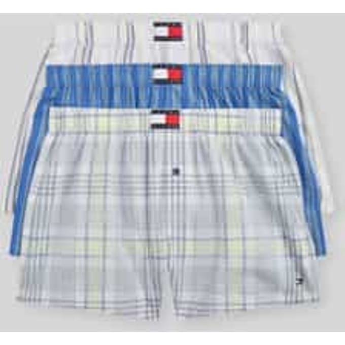 Regular fit boxershorts van puur katoen in set van 3