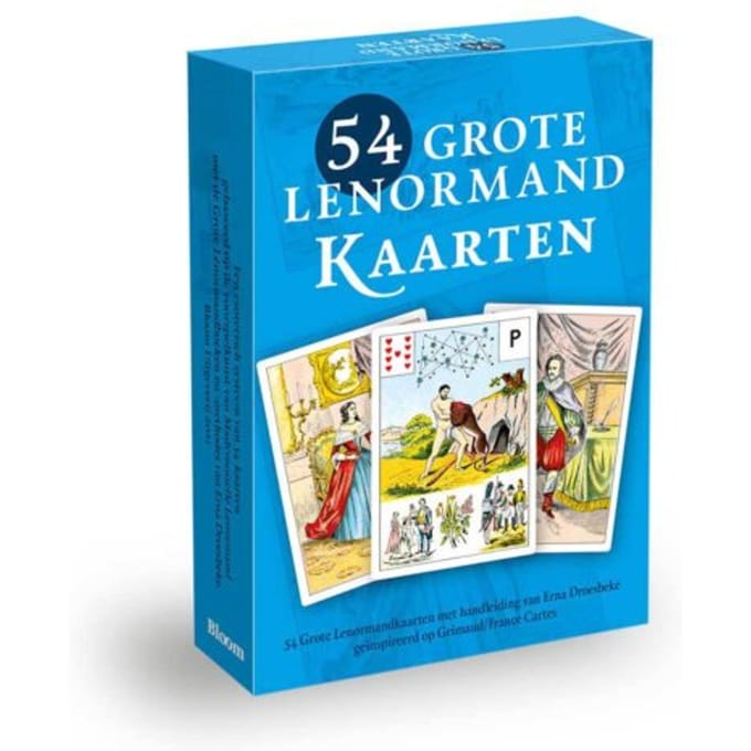 54 Grote Lenormandkaarten (Incl. Handleiding) - Erna Droesbeke