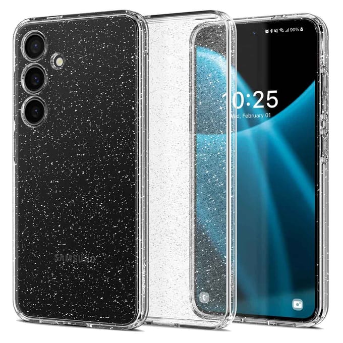 Spigen Liquid Crystal Backcover voor de Samsung Galaxy S24 - Glitter Crystal Quartz
