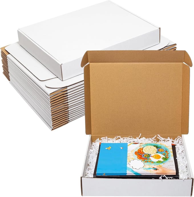 Verzenddozen - Verpakdozen Brievenbus - Veilig Verzenden - 3-Laags Golfkarton - 20 Stuks - Wit