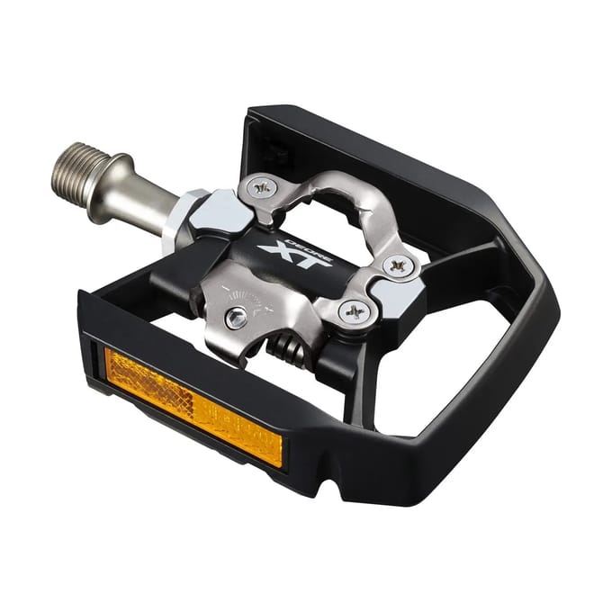 Shimano Deore XT PD-T8000 - Pedalen - Combi: Platform / SPD kliksysteem - Zwart