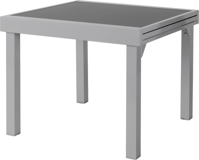 ib style Diplomat Tuintafel - Uitschuifbare tafel - Anti-vingerafdruk - 90-180 cm - Anthrazit