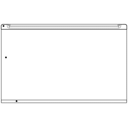 AEG glazen plank, kompleet, 458,5x372mm 140166294052