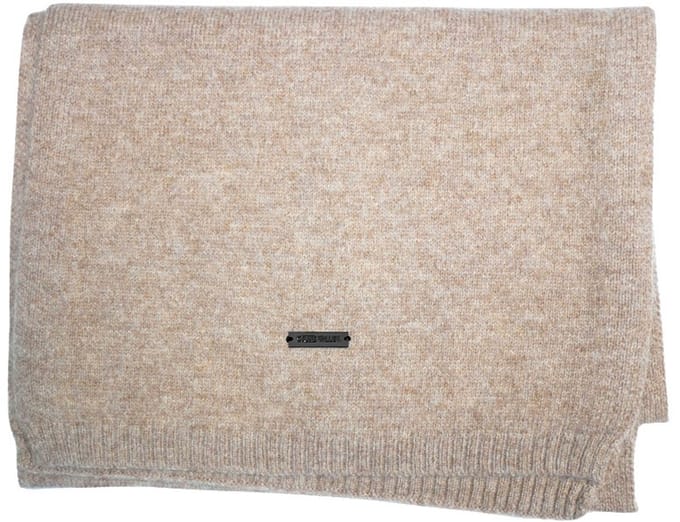 Stone Valley Khaki sjaal van kasjmier en wol voor dames en heren