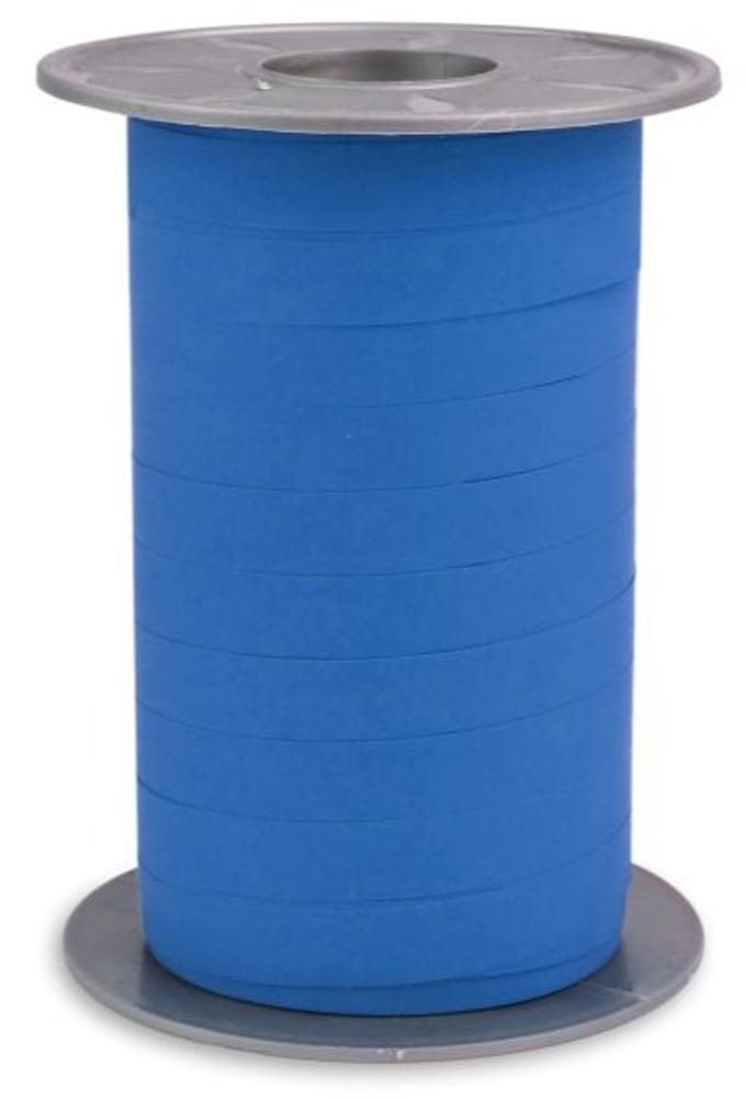 Krullint Paperlook Marine Blauw – Cadeaulint - 10mm