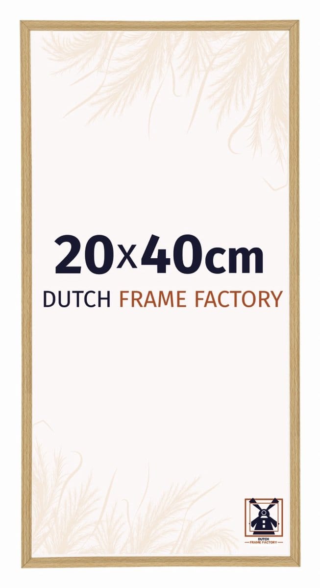 Fotolijst 20x40 cm - Kunststof - Beuken Licht - Angers