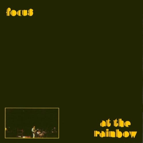 Focus - Live At The Rainbow - CD