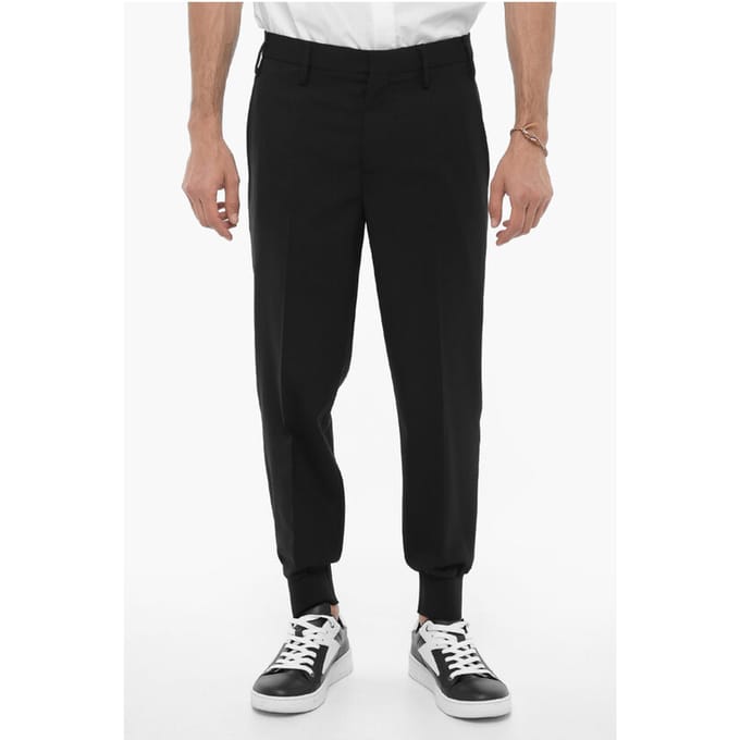 Low Rise Slim Fit JACK Casual Broek in Zwart