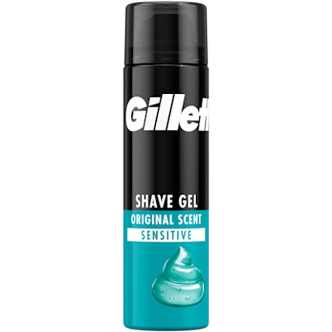 Gillette Gevoelige Huid Scheergel Basic 200 ml