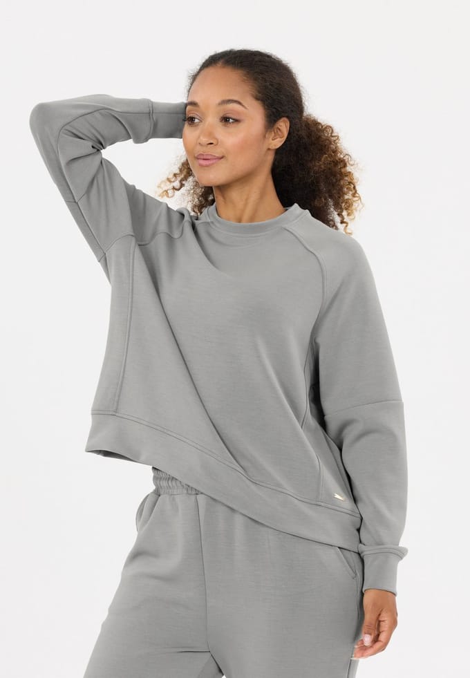 Dames sweatshirt met ronde hals Athlecia Jacey