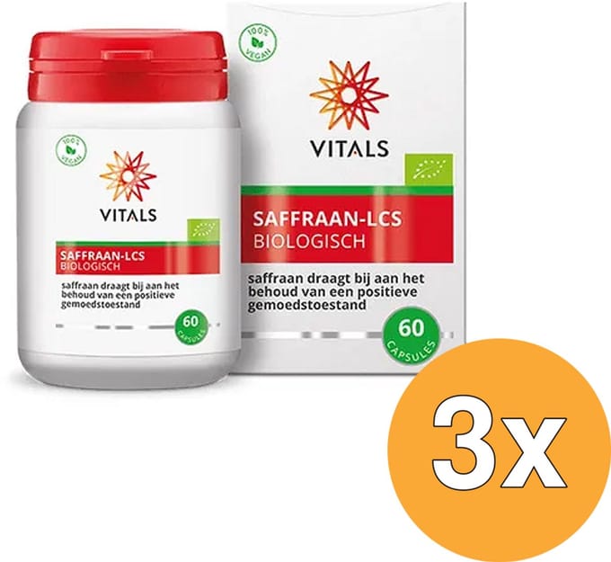 3x Vitals Saffraan-Lcs Bio (60 capsules)
