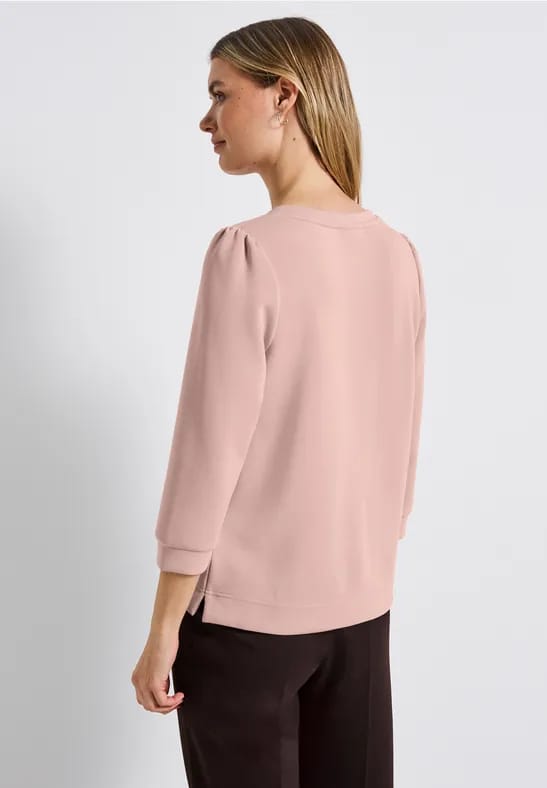 Silk-Look Shirt met rimpels