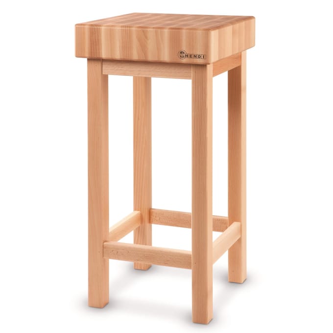 Planche à découper en bois sur pied, Hauteur - Hendi 505618 110  mm