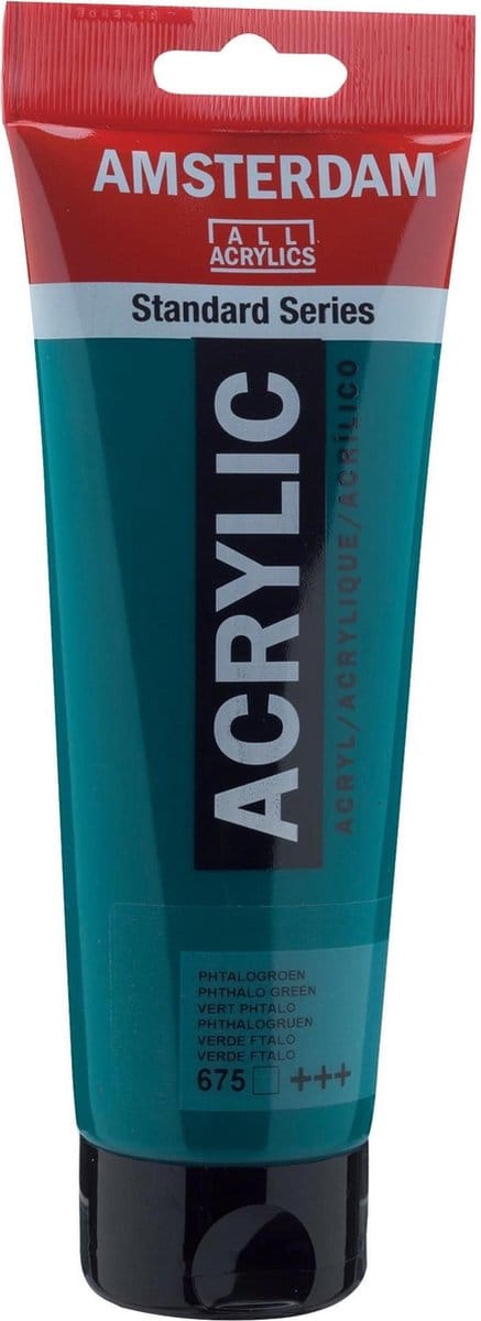 Acrylverf - 675 Phtalogroen - Amsterdam - 250 ml