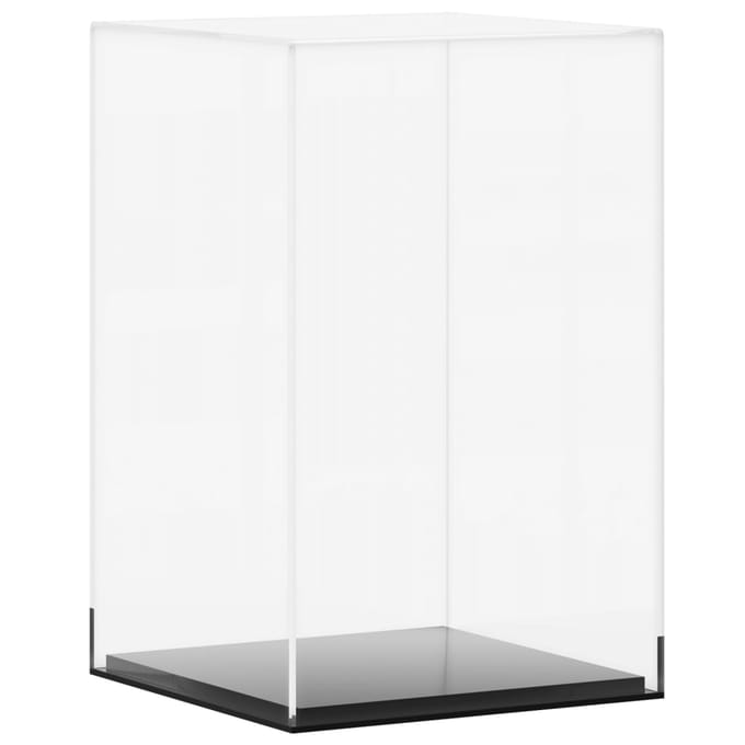 vidaXL - Vitrine - transparant - 14x14x22 - cm - acryl