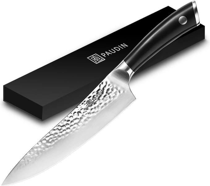 PAUDIN HP1 Professioneel Koksmes 20 cm - Japans mes - Keukenmes - Gehamerd