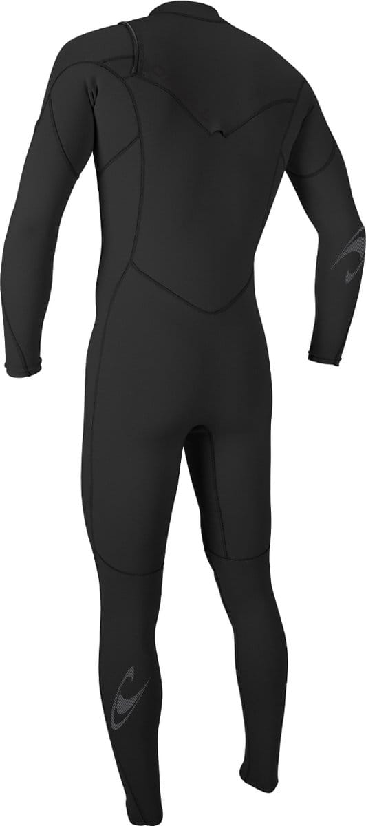 2026 O'Neill Heren Hammer 3/2mm Borst Ritssluiting Wetsuit - Blac