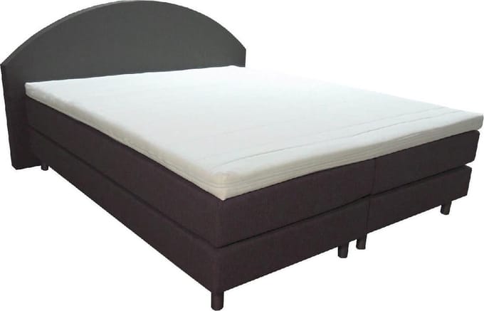 Slaaploods.nl Curve - Boxspring inclusief matras - 160x200 cm - Zwart