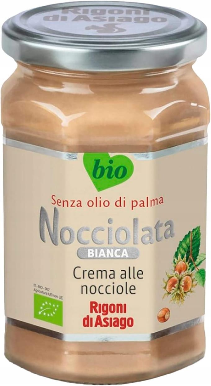 Rigion Di Asiago Witte Nocciolata notenpasta 250g BIO