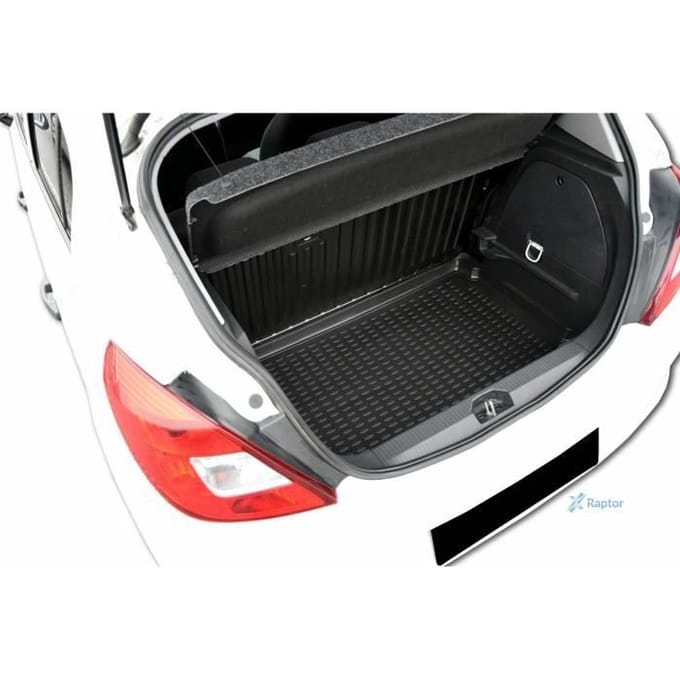J&amp;J AUTOMOTIVE | Tapis De Coffre Caoutchouc Premium Pour Opel Corsa D / E 2006-2019 zwart