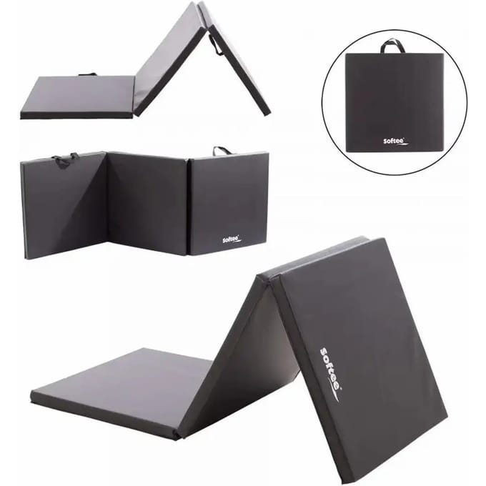Opvouwbare Softee Vloermat 180x60x4cm Zwart - UNI