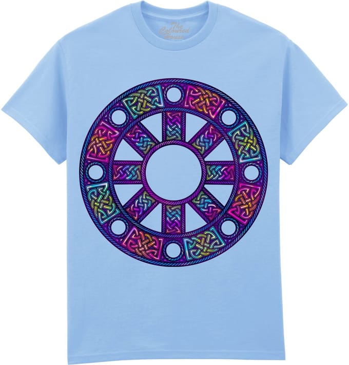 Celtic Wheel The Coloured House T-shirt M