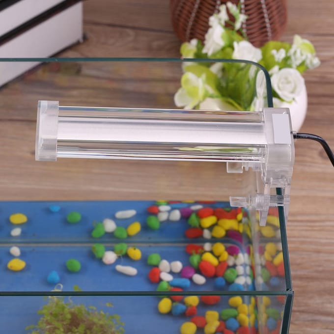 Aquarium Aquarium Lampe LED à Clip Lampe de Croissance pour Plantes Éclairage(160 #3) white