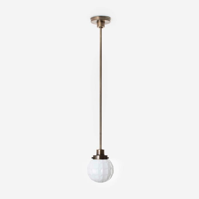 Hanglamp Artichoke 20's Brons - Art Deco Trade