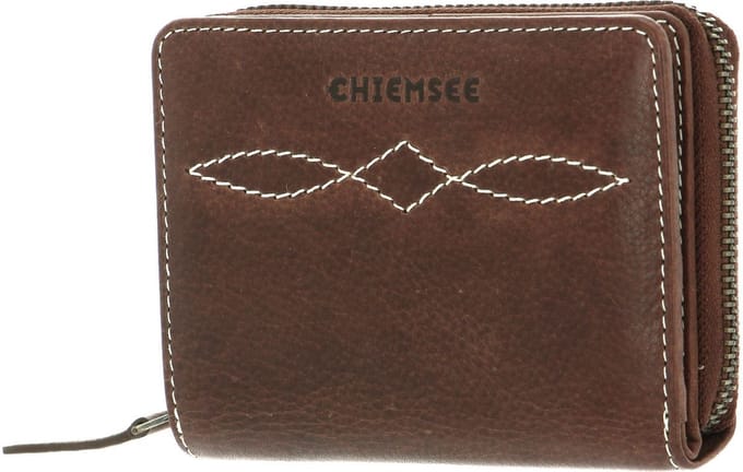 CHIEMSEE Leren Portemonnee Leather Wallet Brown Bruine