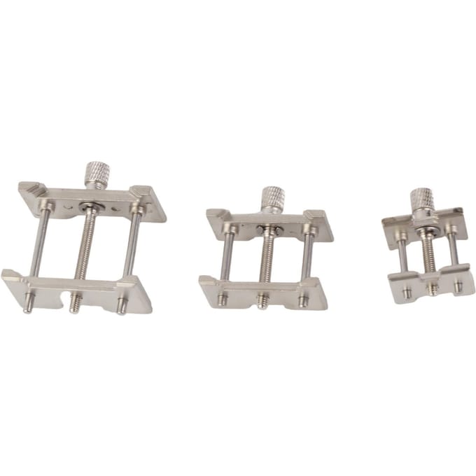 3 pièces/Ensemble Métal Mouvement de Montre Base Fixe Support Accessoire d'Horloger Outil de Réparation gray