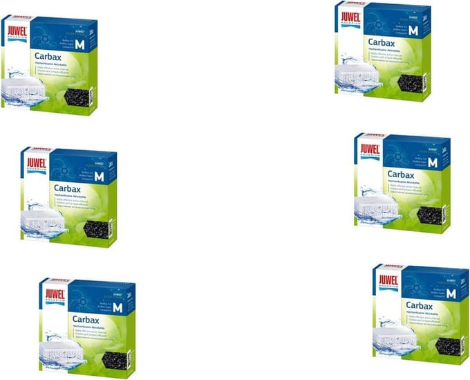 Juwel Carbax M Compact - Filtermateriaal - 6 x 10x10x5 cm Wit Compact